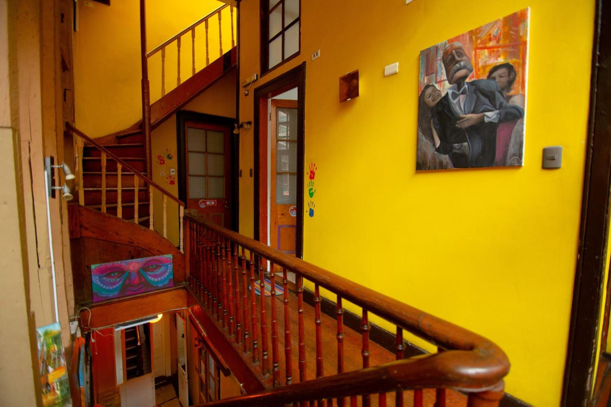 La Casa Del Puerto, Hostal Cultural, Cerro Alegre Valparaíso Exterior foto